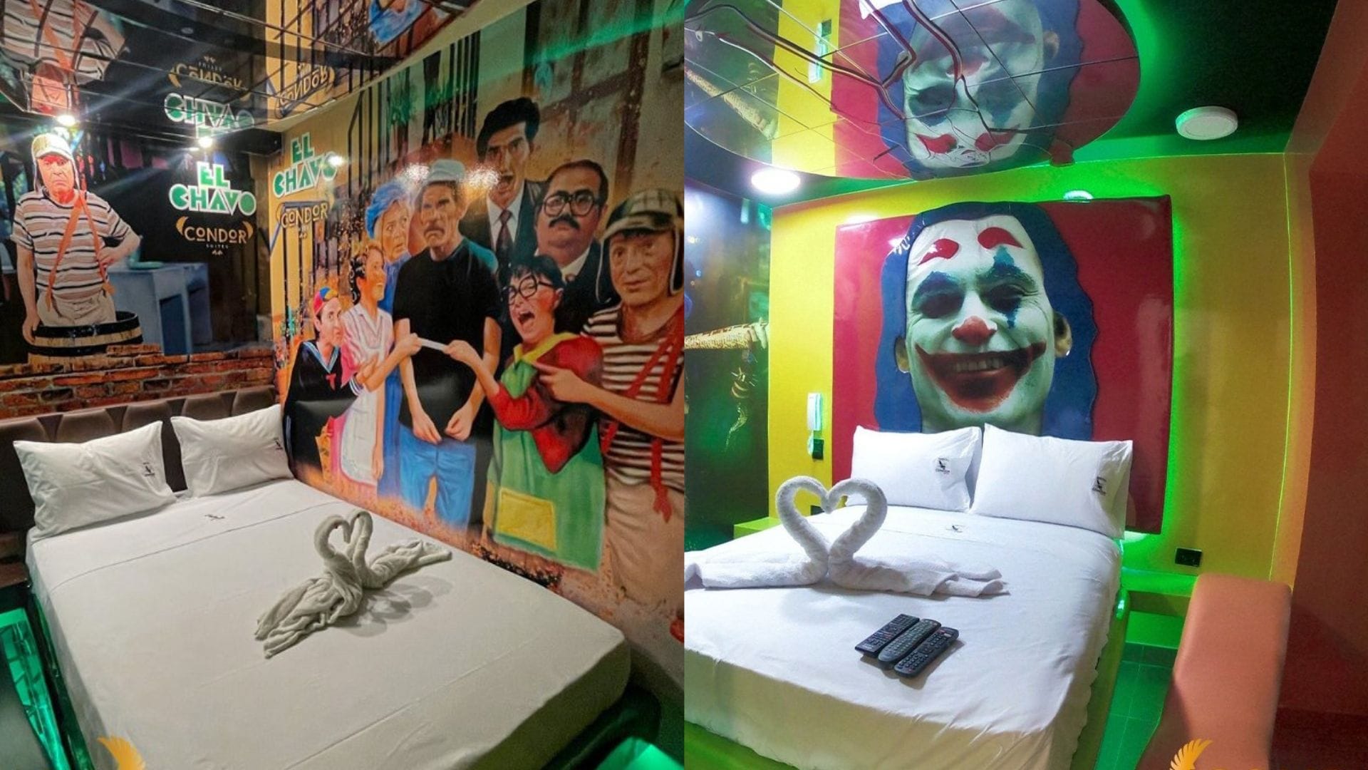 Motel sorprende con piezas temáticas de “Joker” y “El Chavo del 8”: Promete “momentos locamente amorosos”