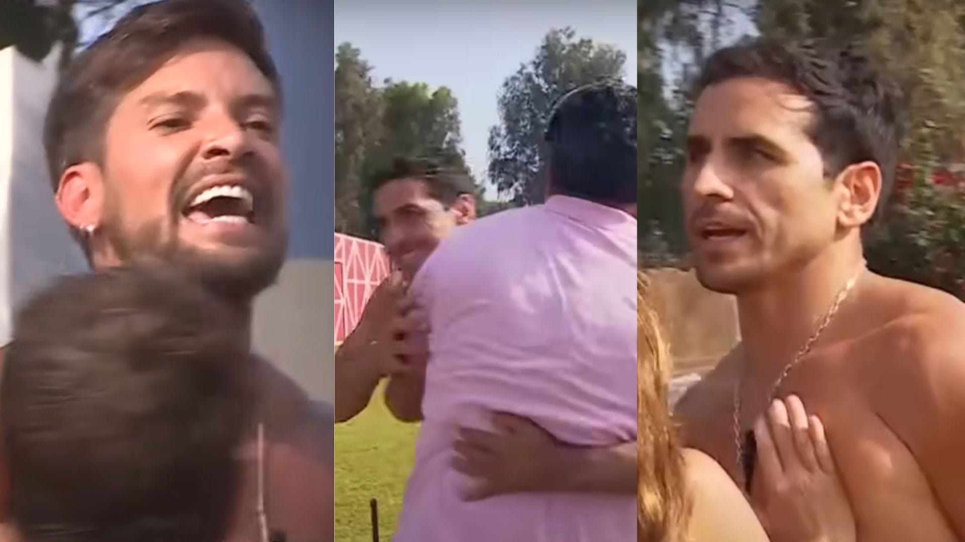 Pangal Andrade y Luis Mateucci protagonizan pelea que casi llega a los golpes: Producción debió intervenir