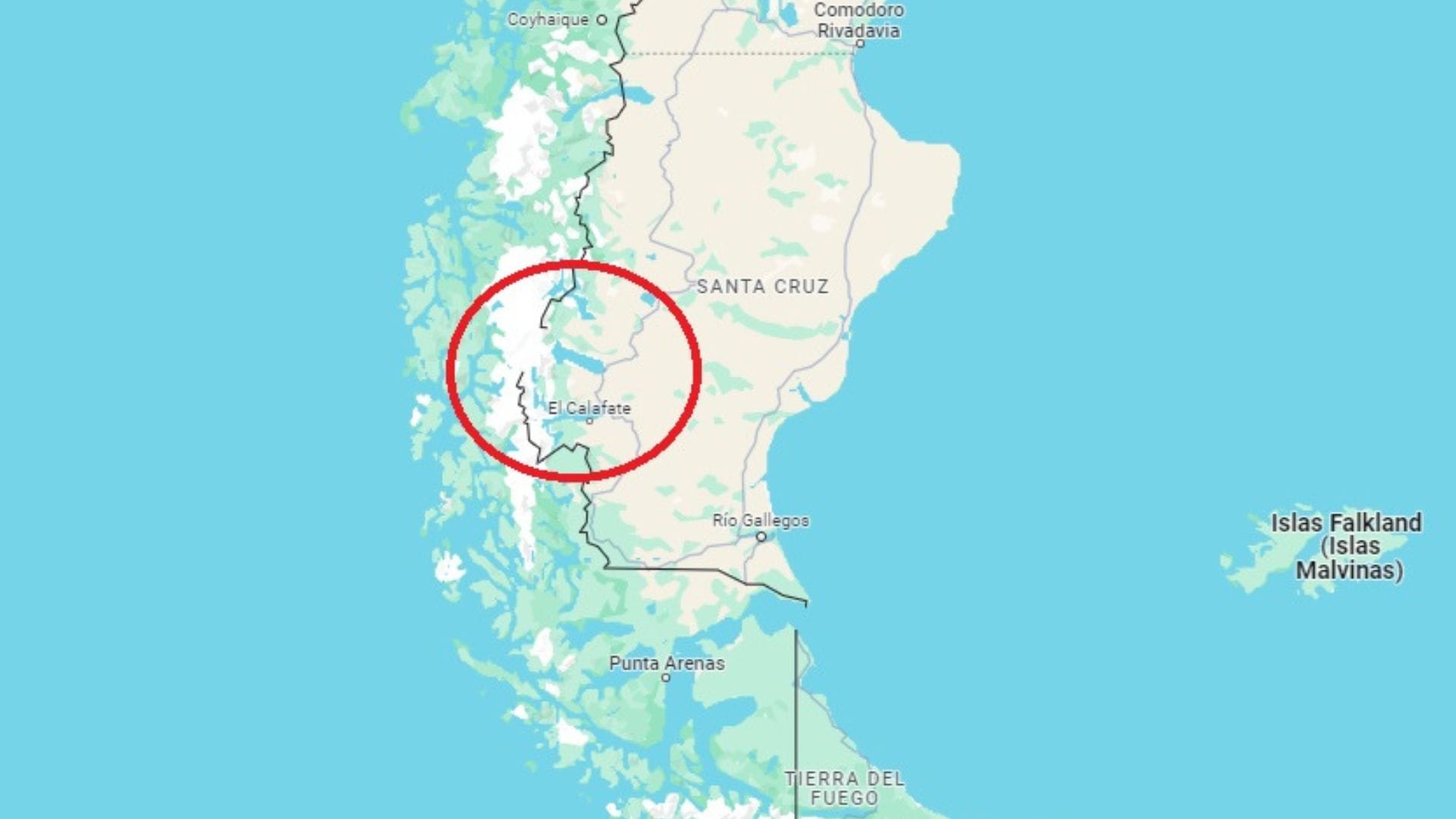 ¿Por qué no está trazada la frontera entre Chile y Argentina en Campos de Hielo Sur?