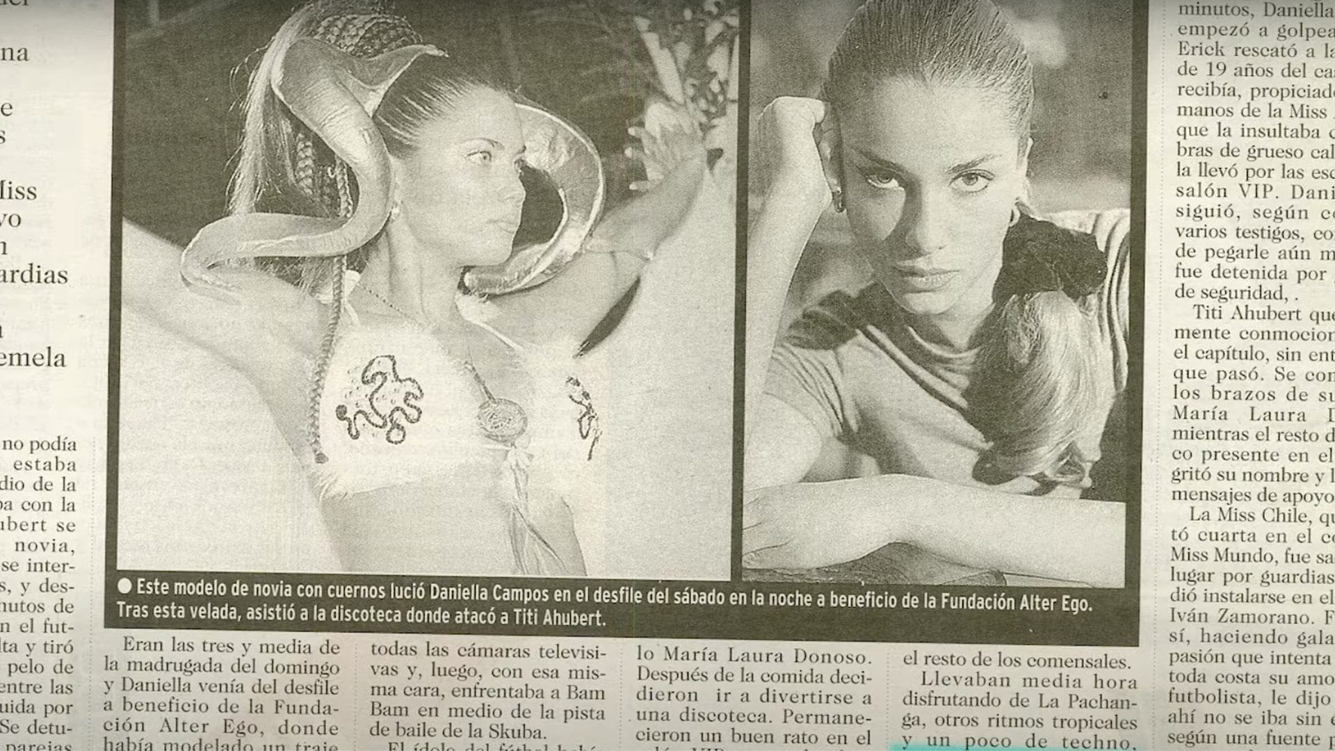 ¡A 25 años! Cuentan la verdad del mechoneo entre Daniella Campos y Titi Ahubert que dio vida a la farándula en Chile
