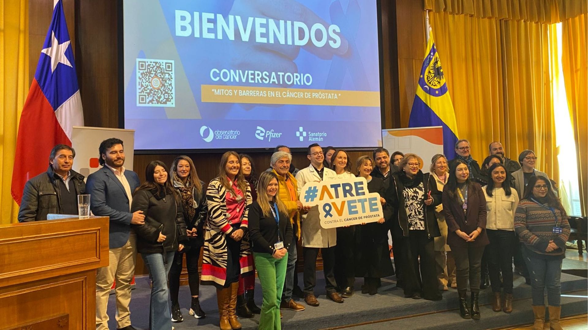 Lanzan campaña en Concepción para promover entre los hombres la detección temprana del cáncer a la próstata