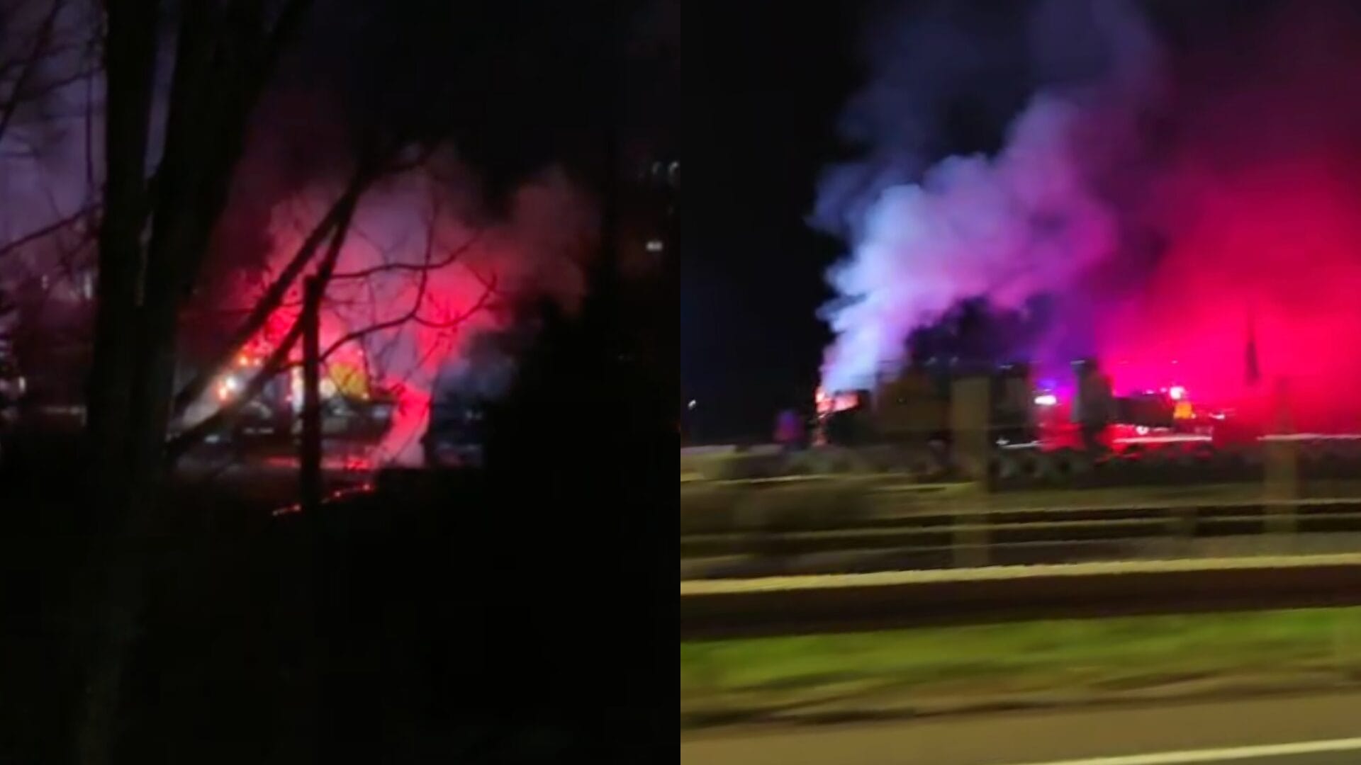 Ataque incendiario dejó a dos camiones quemados en Ruta 5 Sur