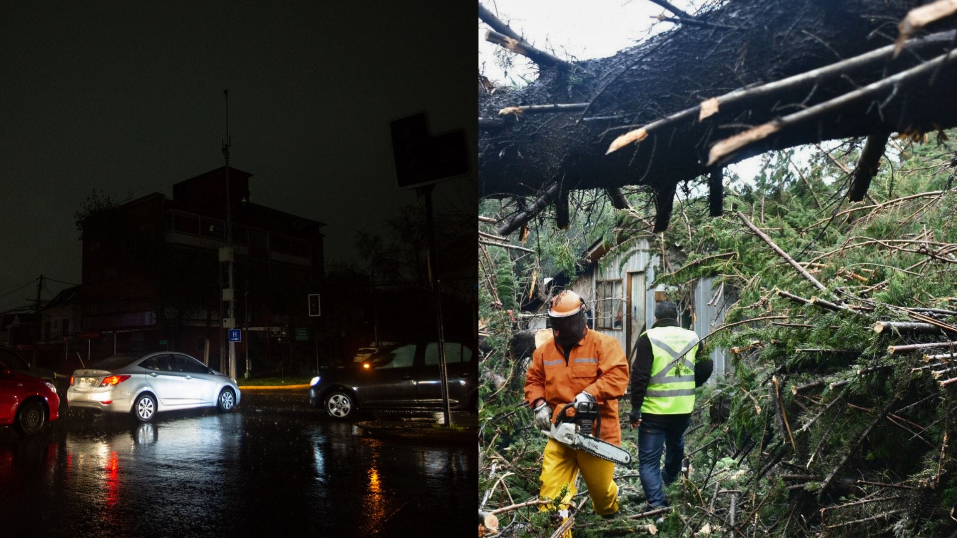 750 mil clientes sin luz y casi 2 mil damnificados: Las cifras que dejó el paso del sistema frontal en Chile