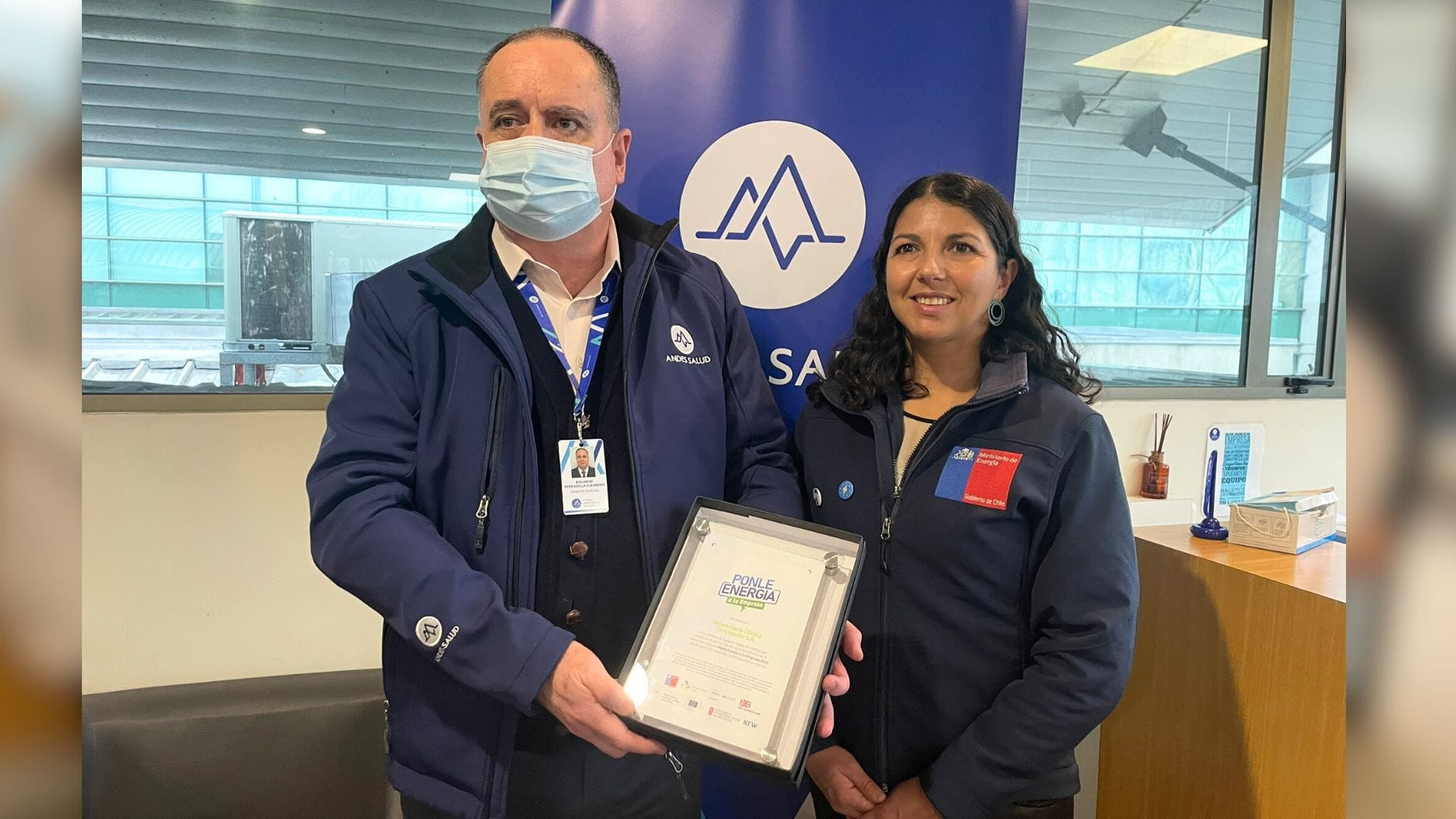 Entregan reconocimiento por eficiencia energética a Clínica Andes Salud de Concepción