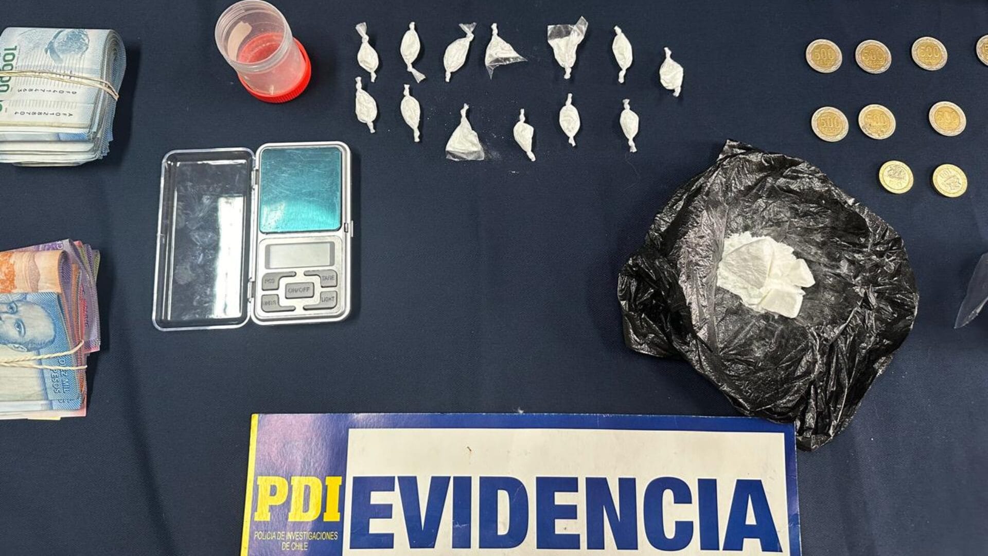 PDI detuvo a mujer por microtráfico de drogas y porte ilegal de armas en Lumaco
