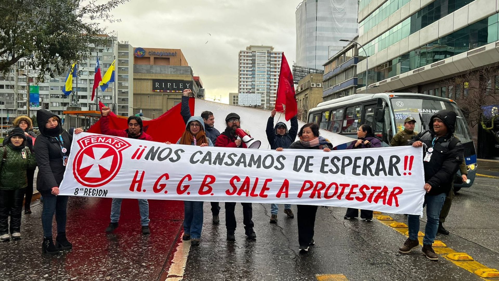 FENATS se moviliza en Biobío y denuncian “promesas incumplidas del Gobierno”