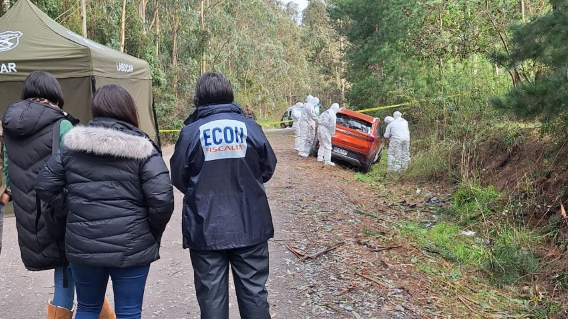 Encuentran cadáver dentro de maletero de automóvil en el camino a Chome de Hualpén