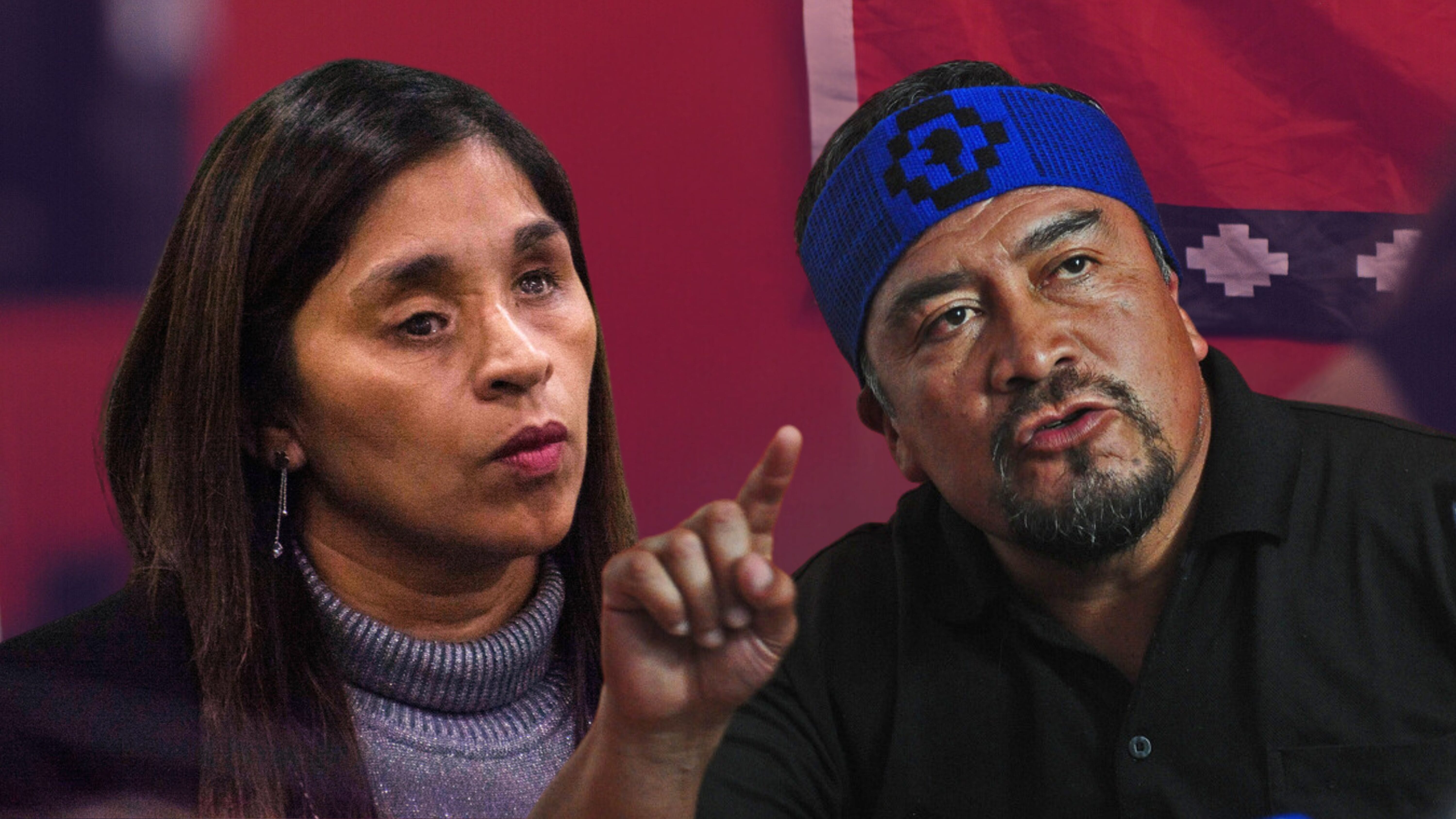 Fabiola Campillai visita a Héctor Llaitul quien está internado en hospital de la cárcel de Concepción