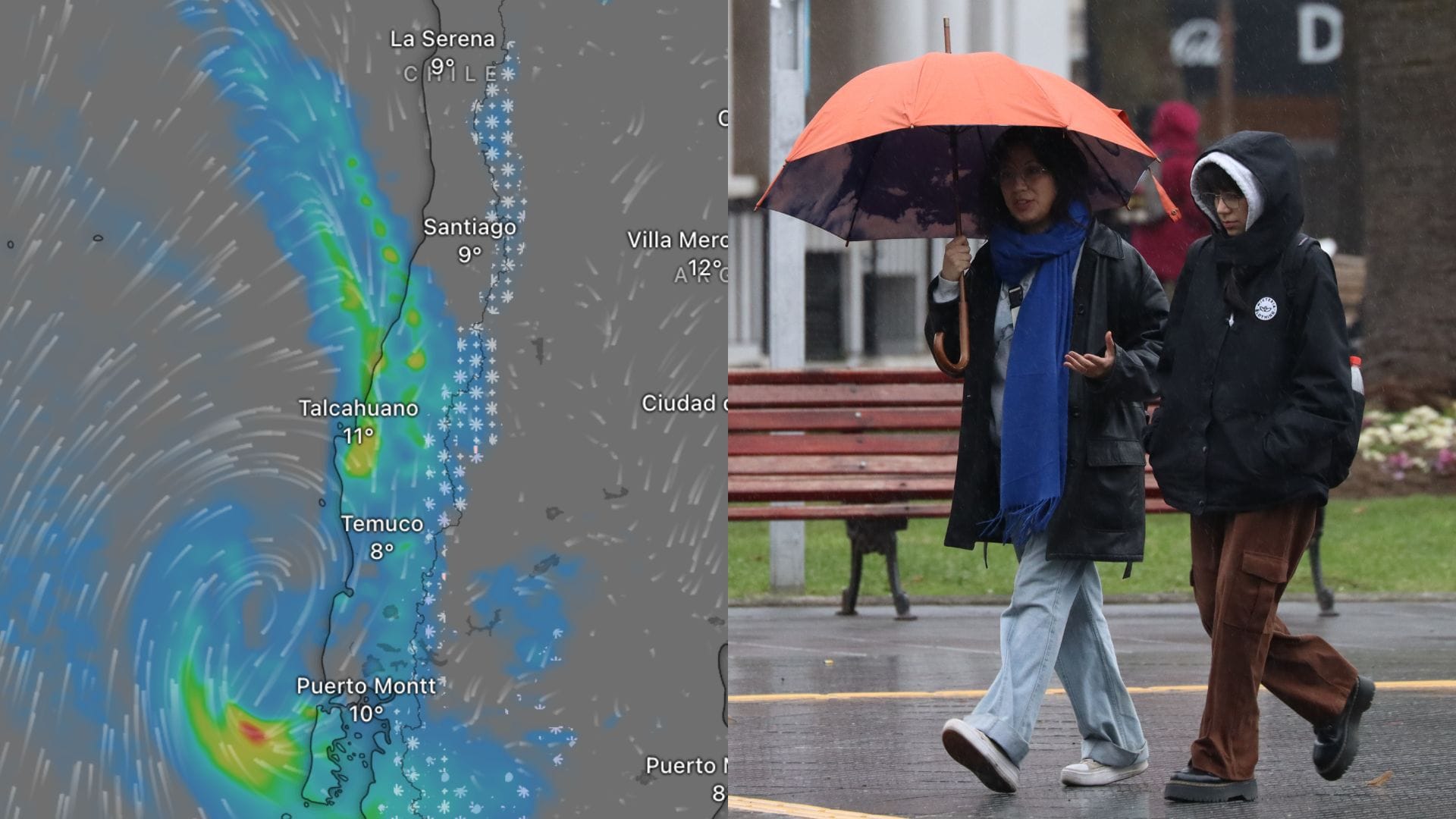 Hasta este día se pronostican precipitaciones en Concepción y el Biobío: Pronóstico por ciudad