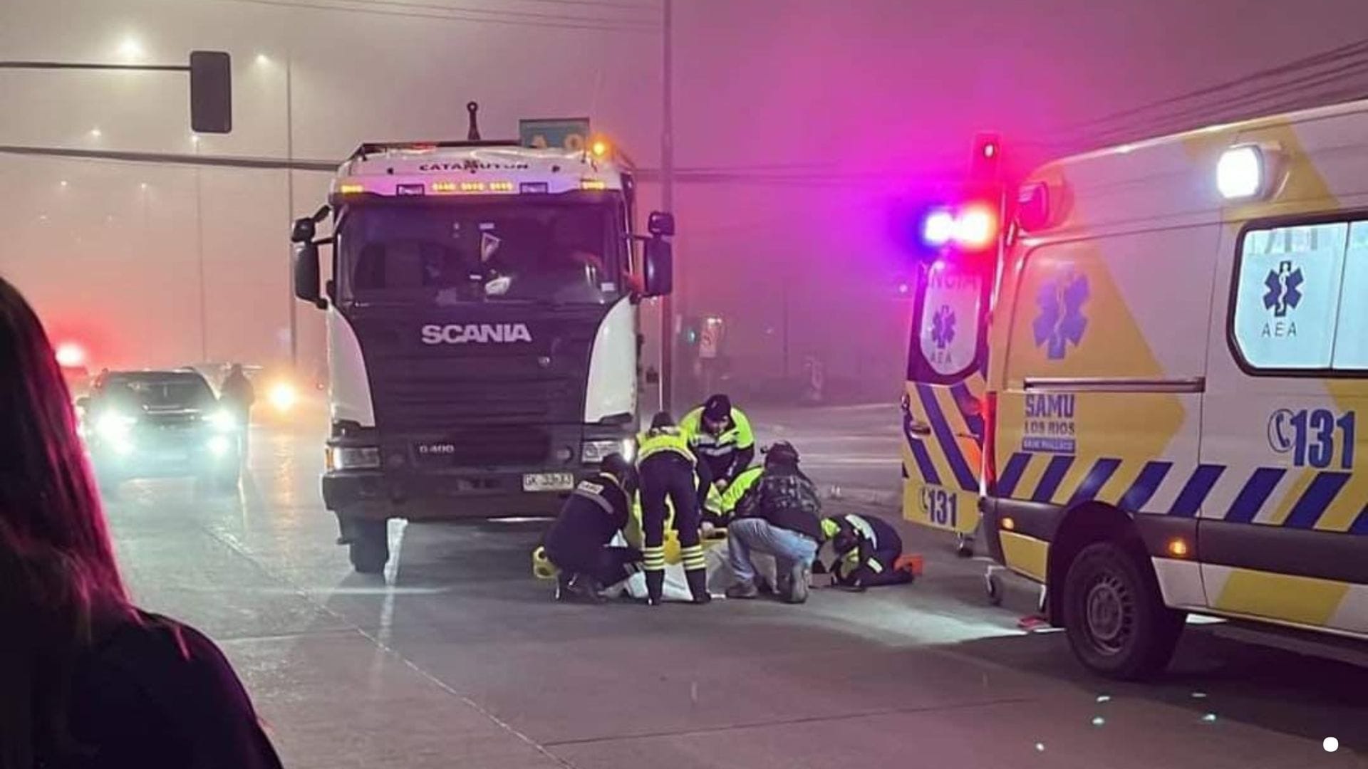 Fatal accidente deja un peatón fallecido: Adulto mayor muere tras ser atropellado por camión de carga en Valdivia
