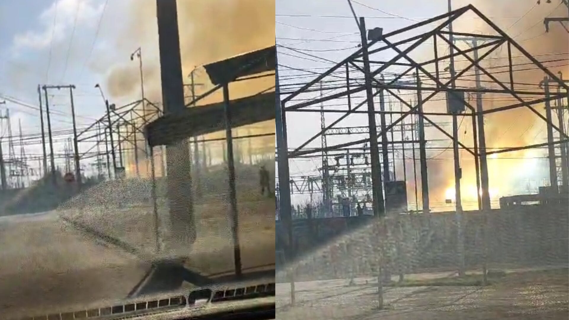 Incendio afecta a subestación eléctrica en Coronel: Más de 23 mil clientes están sin luz