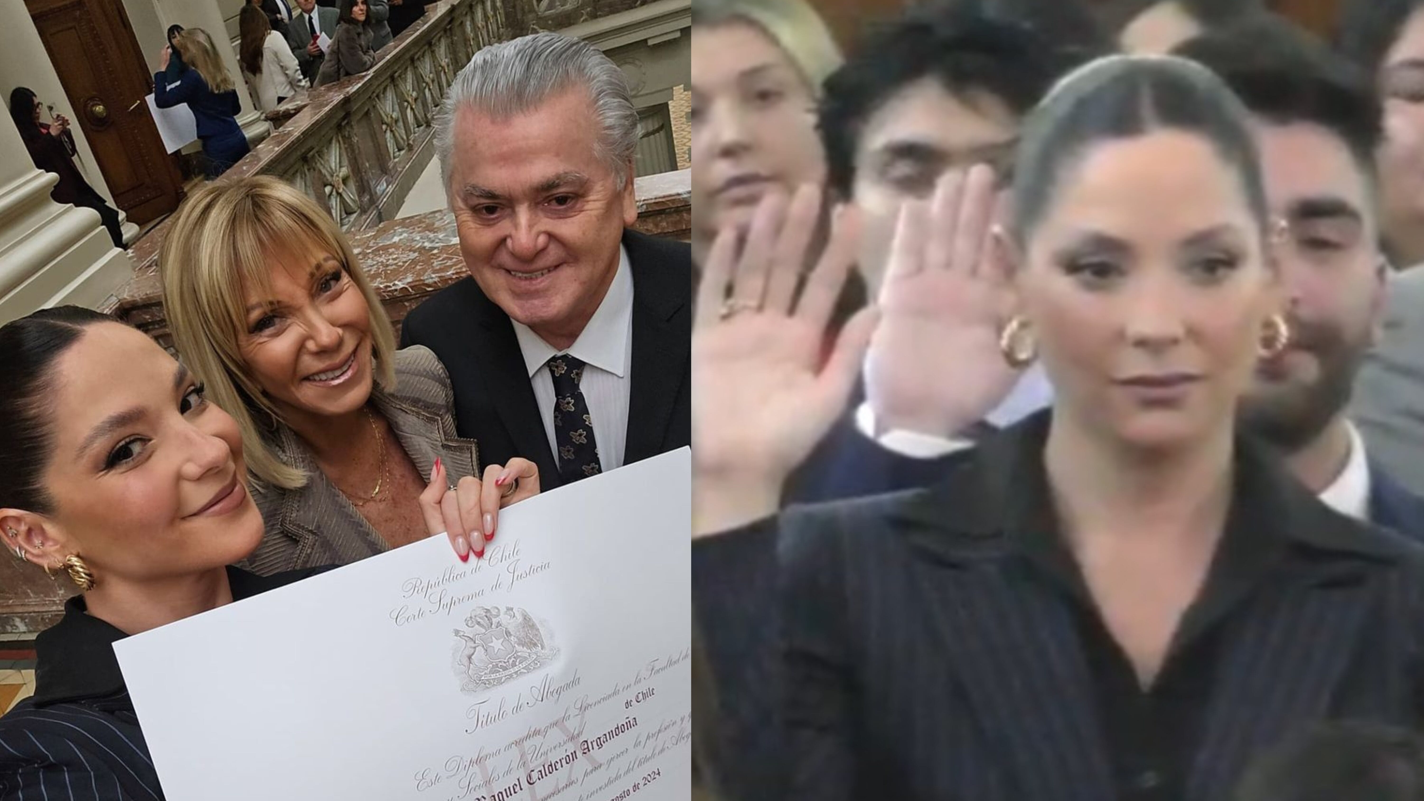 Kel Calderón juró como abogada y se reencontró con su madre Raquel Argandoña: Animadora le dedicó mensaje