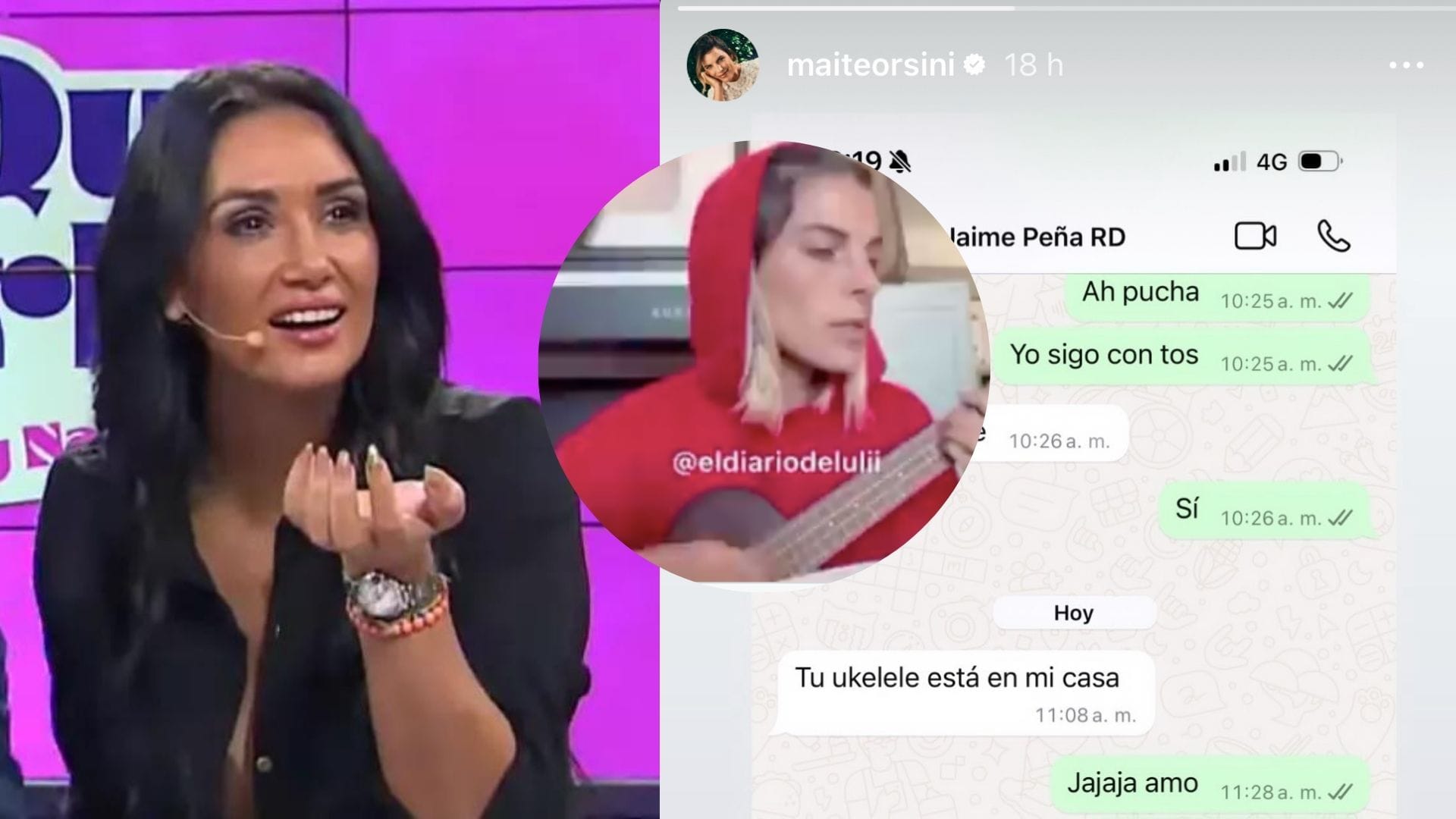 Apareció el ukelele de la discordia: Maite Orsini compartió el hallazgo tras fuertes críticas de Pamela Díaz por su video cantando