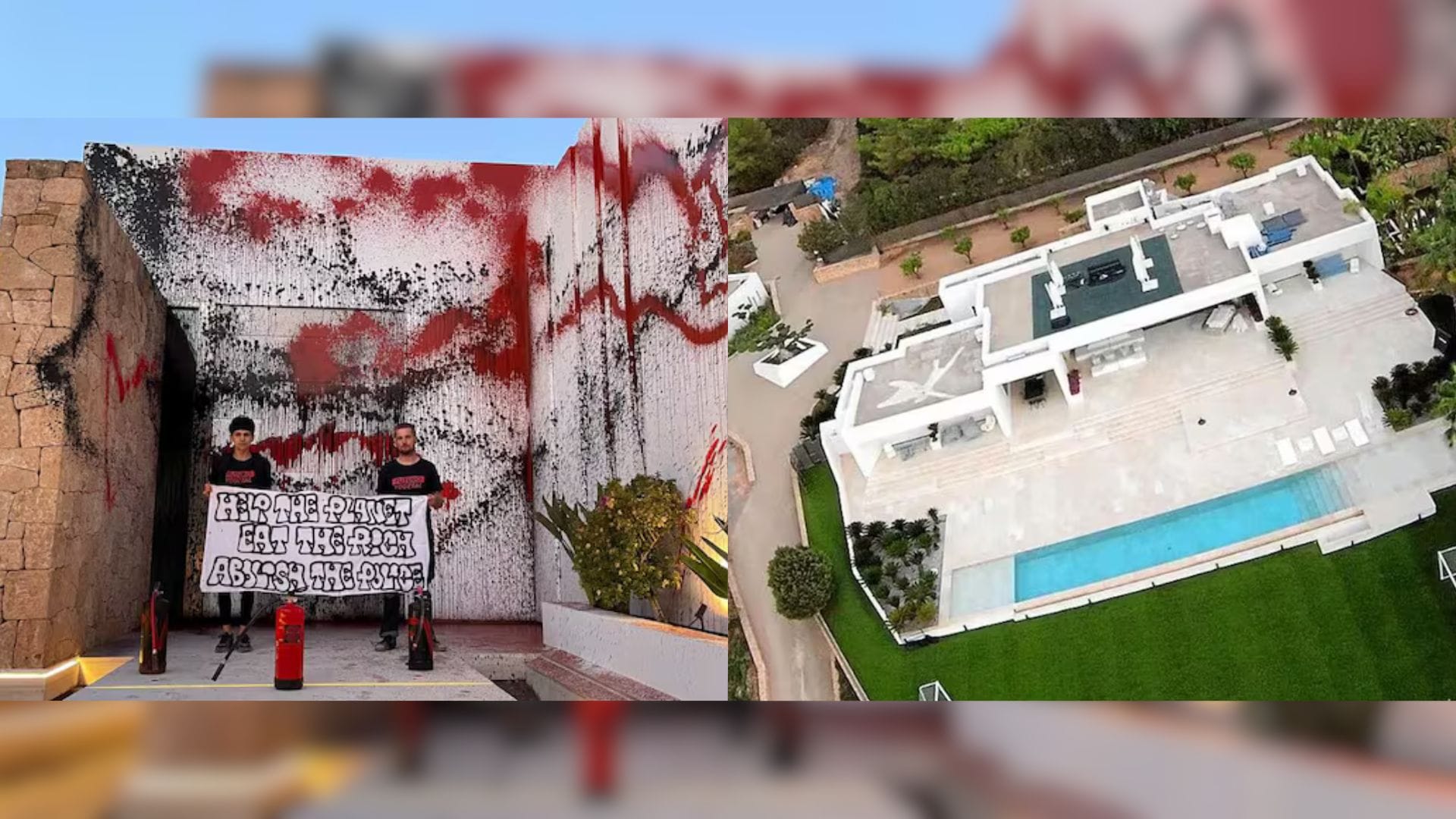 Vandalizan la lujosa mansión de Messi en Ibiza: Activistas medioambientales la tratan de “ilegal”