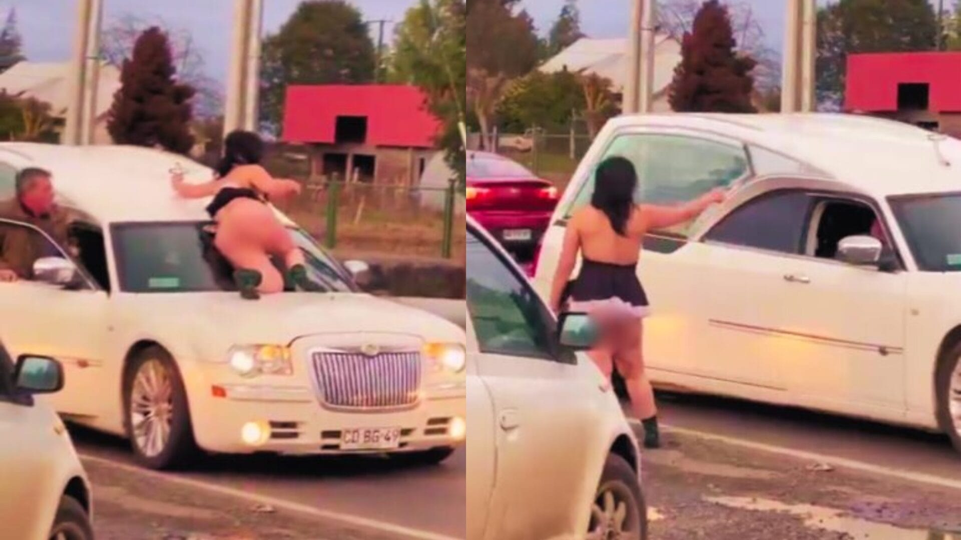 No era escort: Aclaran la historia tras video de mujer que irrumpió y armó escándalo en funeral