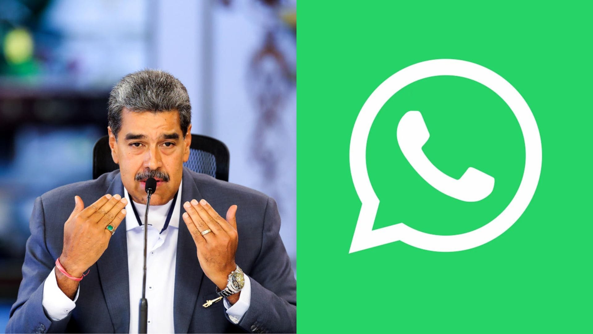 WhatsApp es el nuevo enemigo de Nicolás Maduro: Llamó al “retiro voluntario” de la aplicación en Venezuela