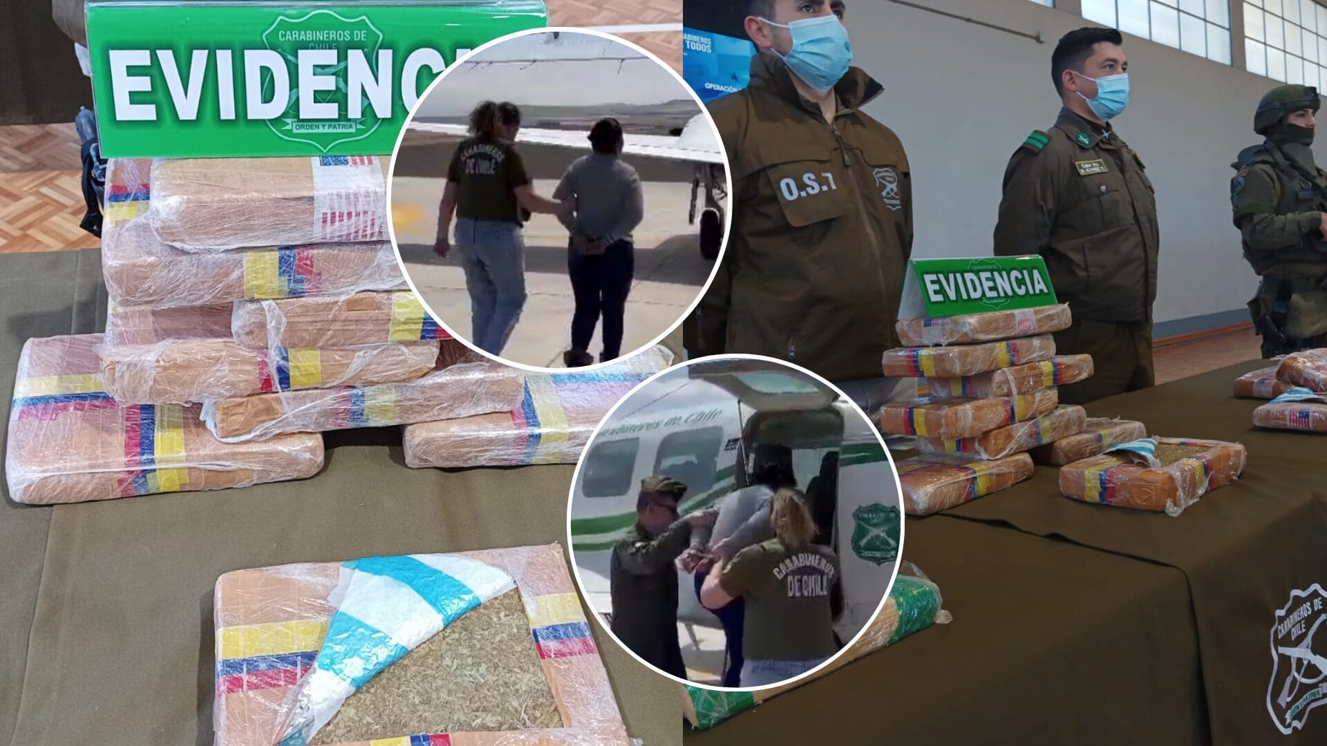 Detallan cómo cayó líder de banda narco durante operativo en el Gran Concepción: La arrestaron cuando viajaba en avión