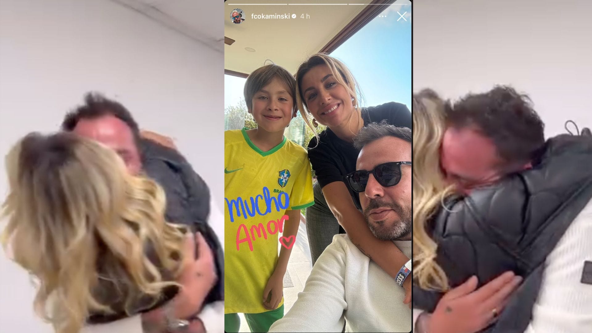 “No existe nada más maravilloso que el amor verdadero”: Como Romeo y Julieta, Kaminski celebra el reencuentro con Camila Andrade