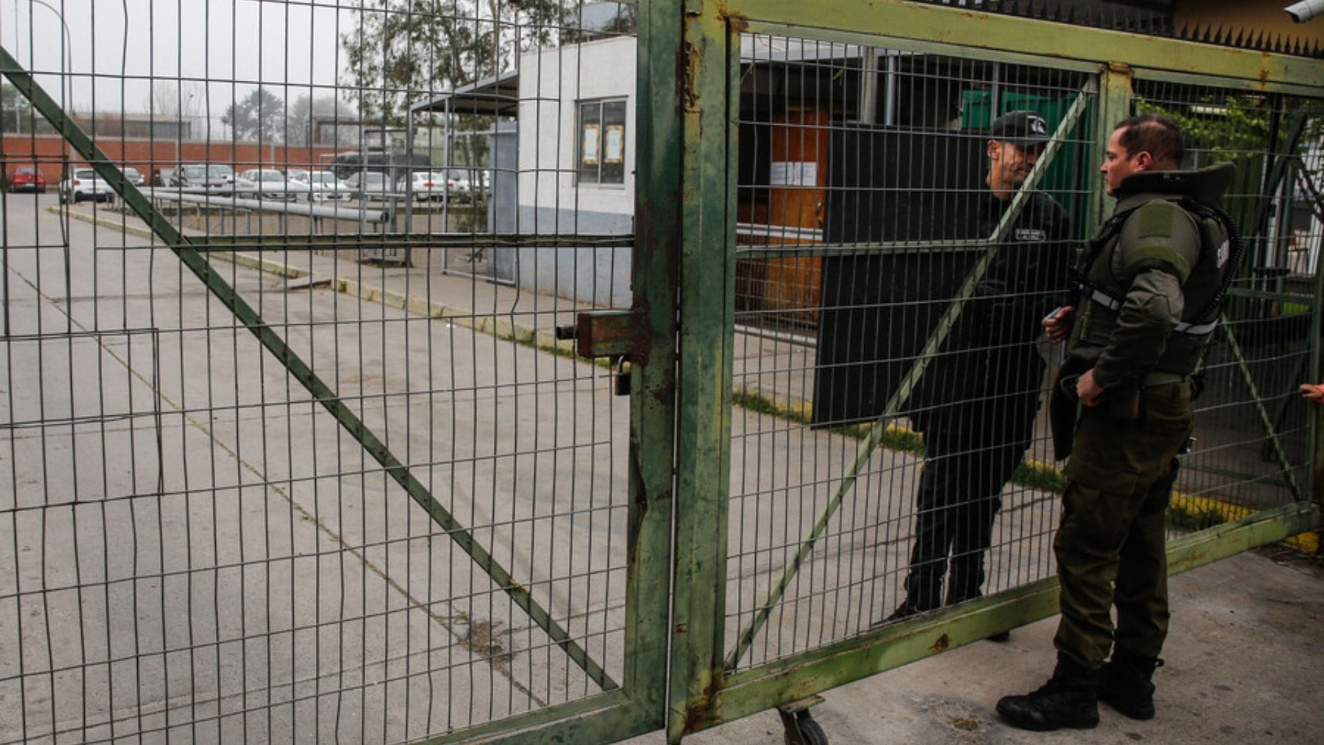 Gendarmería frena intento de fuga en la cárcel de Colina 1