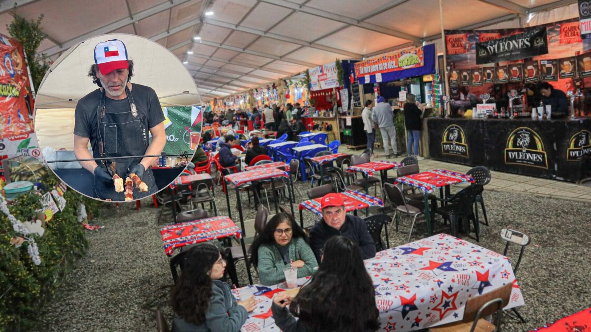¿Cómo es atender un puesto de una fonda en Concepción? Locatario relata su experiencia tras más de diez años
