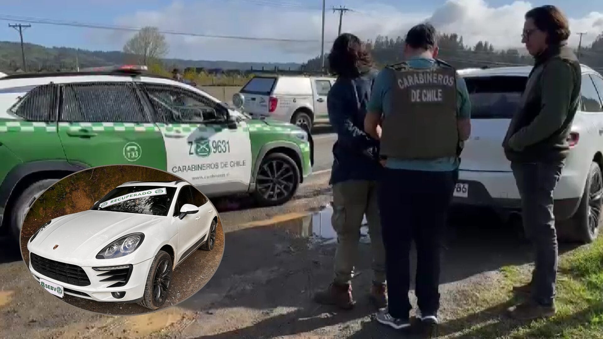 Detienen a hombre que manejaba Porsche con encargo por robo: Vehículo había sido robado en Talcahuano en 2023