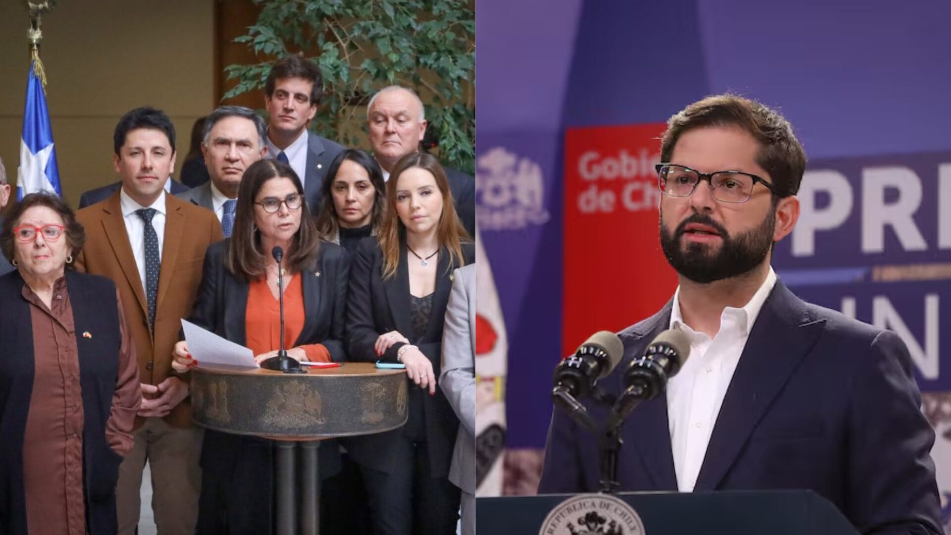 Renovación Nacional presenta acusación constitucional contra presidente Gabriel Boric por gestión de crisis de seguridad