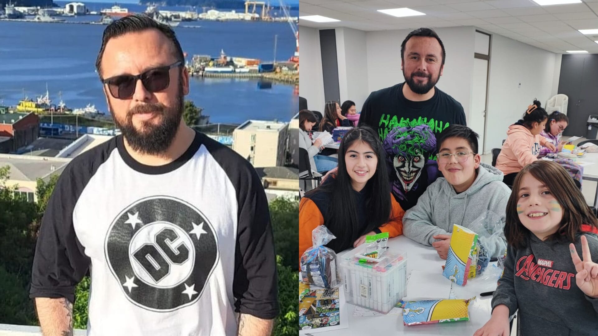 “Tiene un enfoque educativo potente”: La historia del Eladio Lagos, dibujante que forma a futuros artistas en Talcahuano