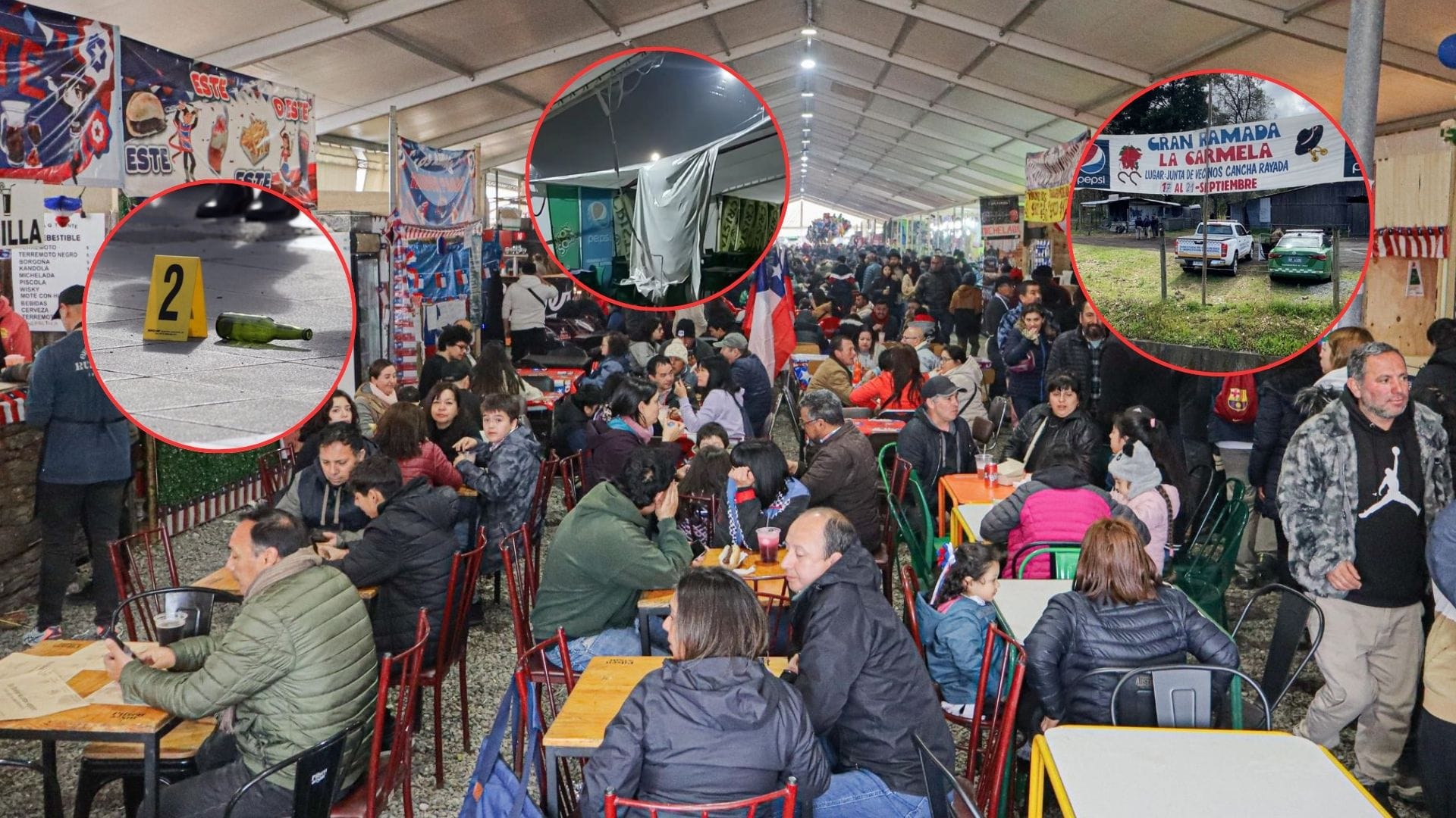 Violencia y lluvia: Los hitos que complicaron las celebraciones de Fiestas Patrias en el Biobío