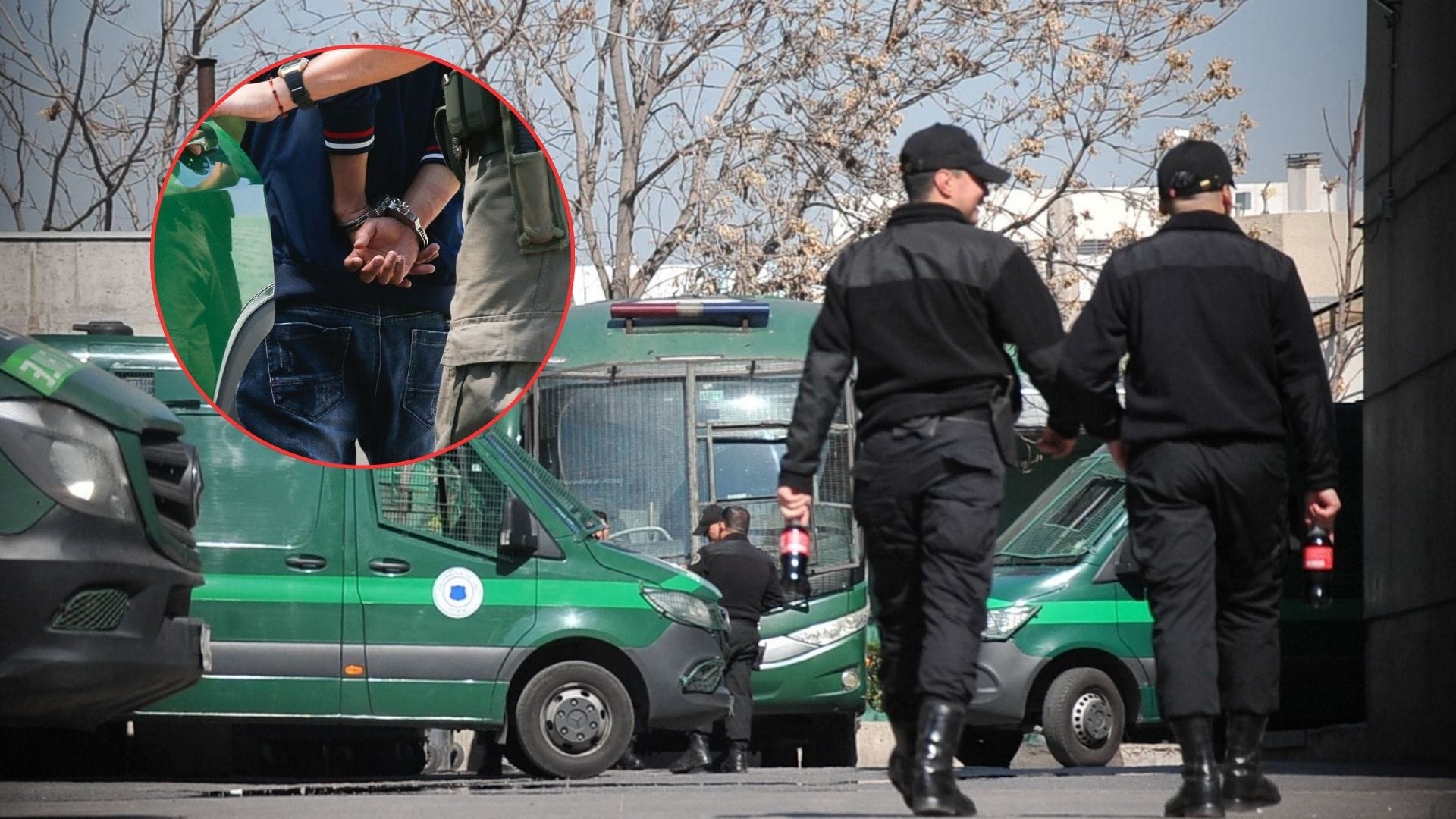 Recapturan a prófugo que huyó de la cárcel de Collipulli tras esconderse en un contenedor de basura