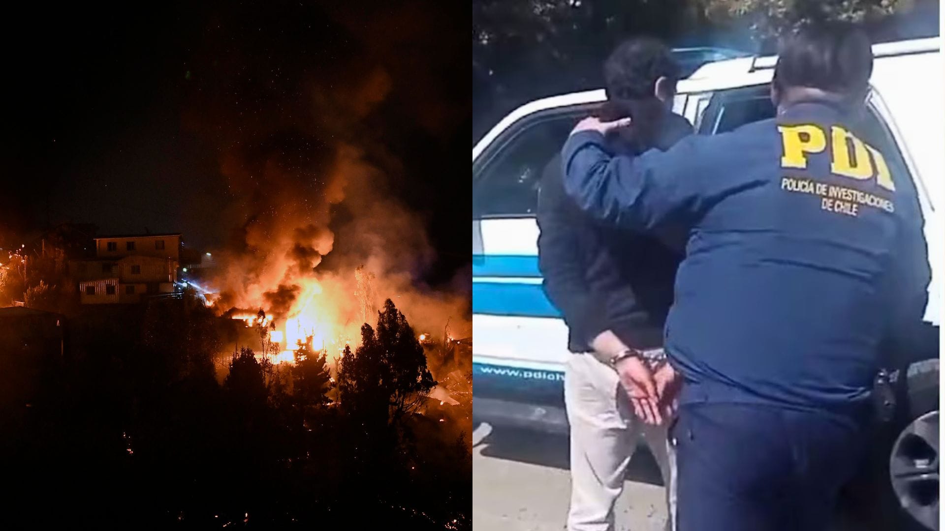 El tercer detenido por incendios en Valparaíso quería “ser un héroe”: Revelan motivos del funcionario Senapred