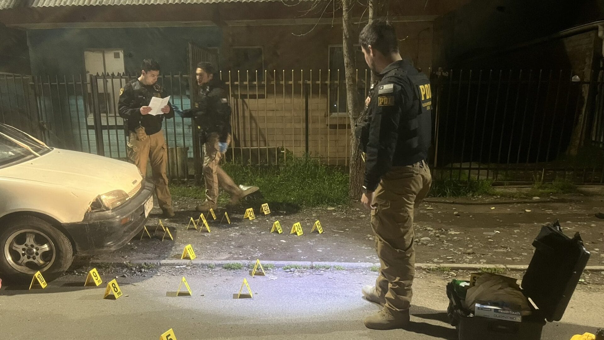 Sujetos dispararon 15 veces cuando iba a bordo de auto: Un muerto tras ataque a balazos en Molina