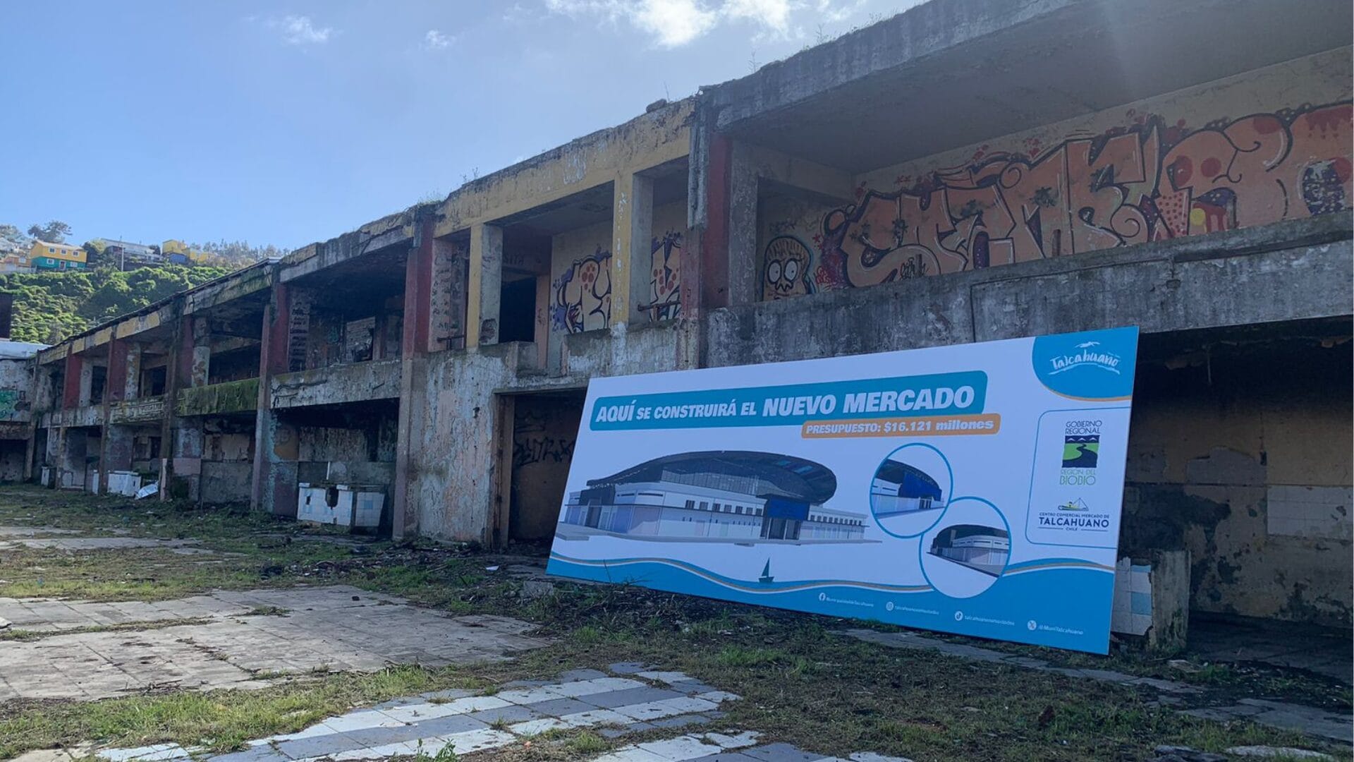 Firman convenio para traspasar $16 mil millones que permitirán reconstruir el Mercado de Talcahuano