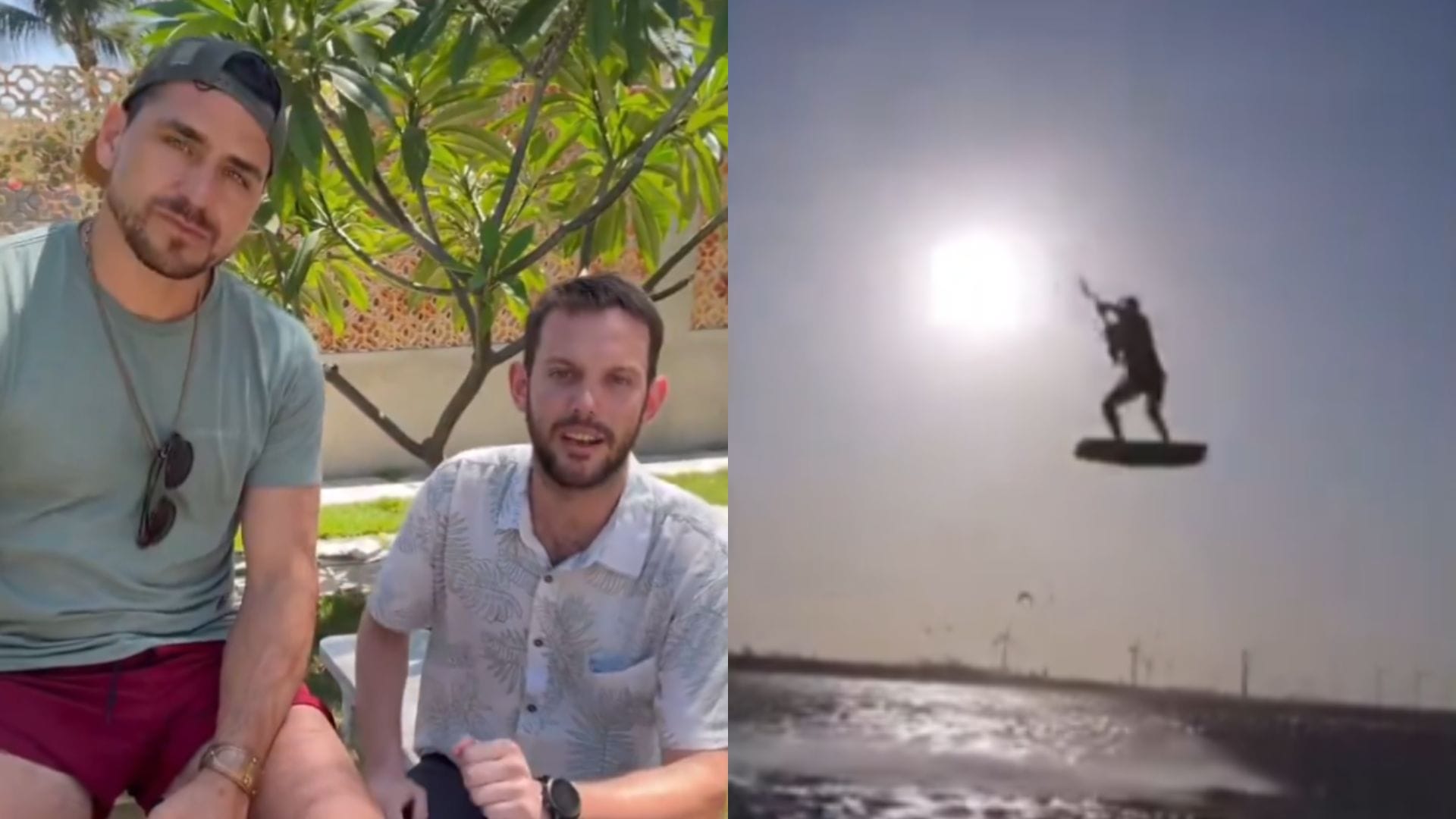 “Me saqué la cresta”: Pangal Andrade sufre accidente mientras practicaba kitesurf en Brasil