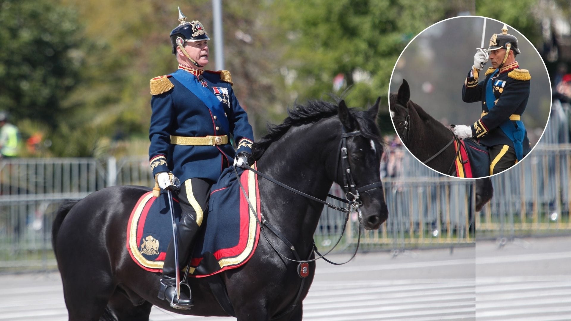 El nuevo representante del Ejército que pidió la autorización para iniciar la Parada Militar: ¿Qué pasó con Cristián Vial y la yegua Candelaria?