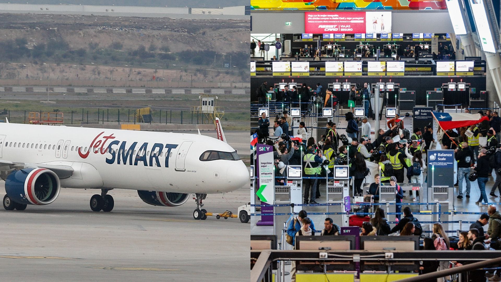 Preocupación en el gremio del turismo del Biobío por el paro del Aeropuerto Pudahuel