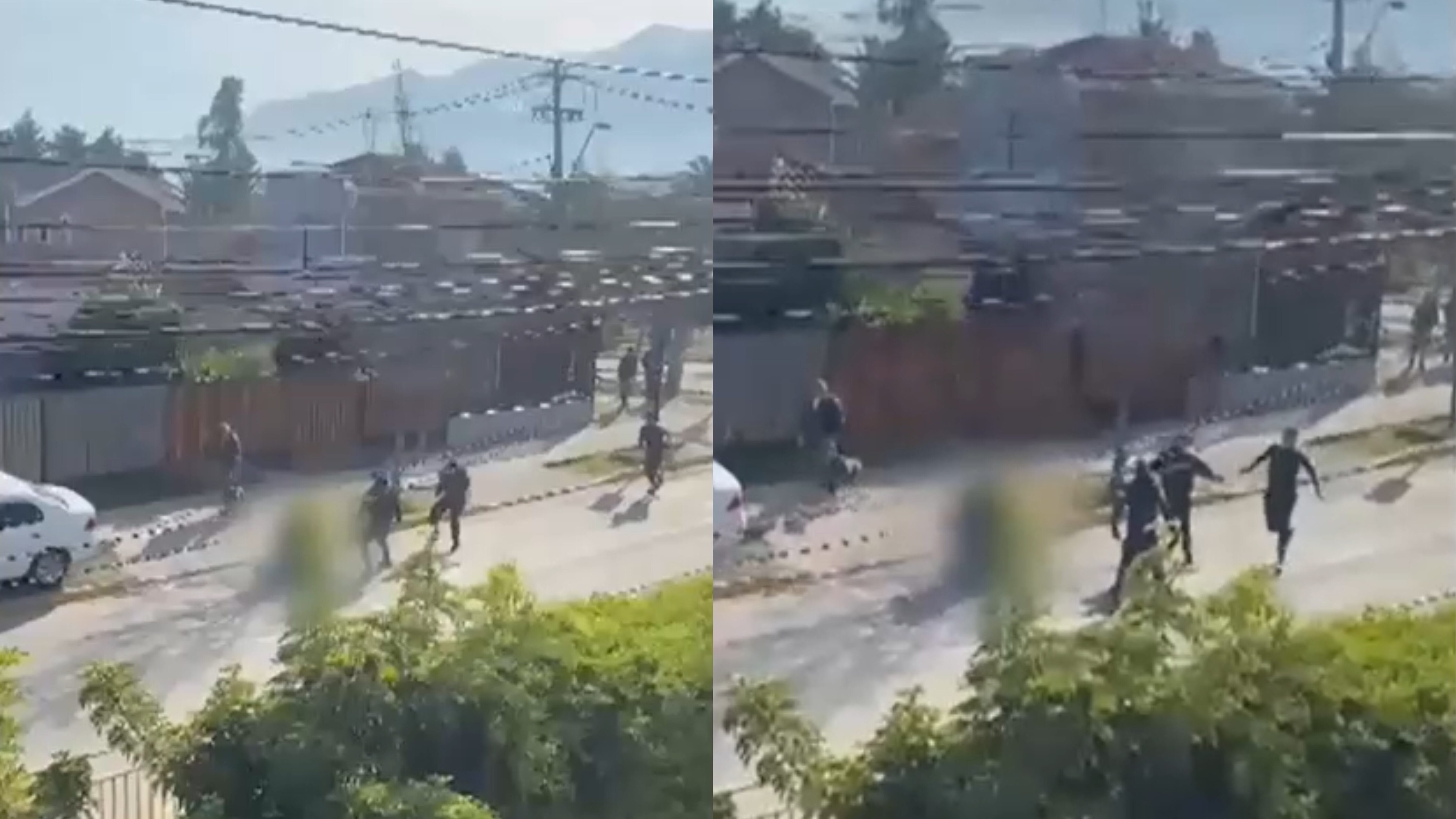 Riña al exterior de colegio terminó en atropello y con dos personas apuñaladas en Puente Alto