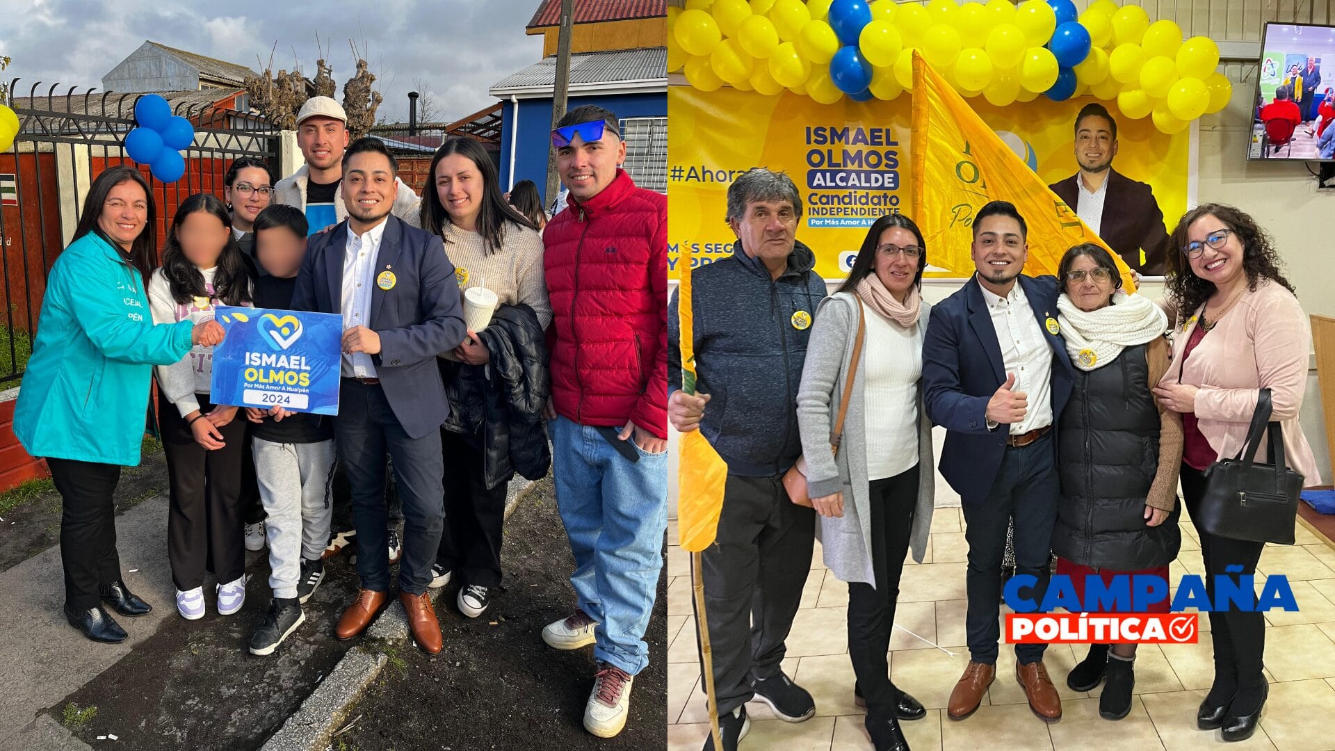 Ismael Olmos lanzó oficialmente su campaña por la alcaldía de Hualpén