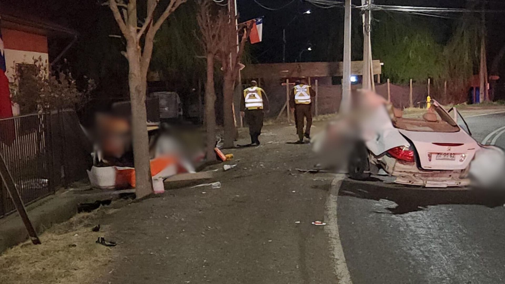 Violento accidente automovilístico en región de O’Higgins deja 3 muertos y 4 lesionados