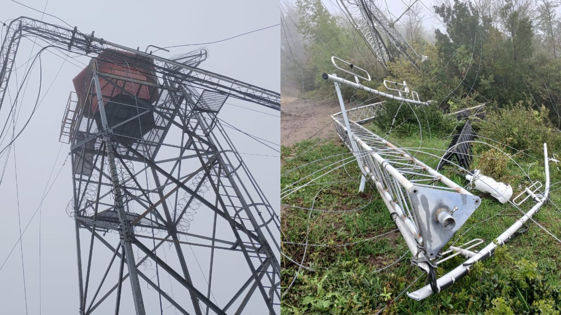 Derriban torre de vigilancia contra incendios de Florida: Cortó comunicación radial