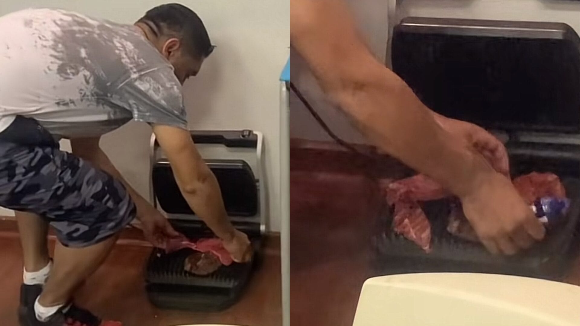 Presidente de mesa se viralizó en redes tras hacer un asado en pleno local de votación