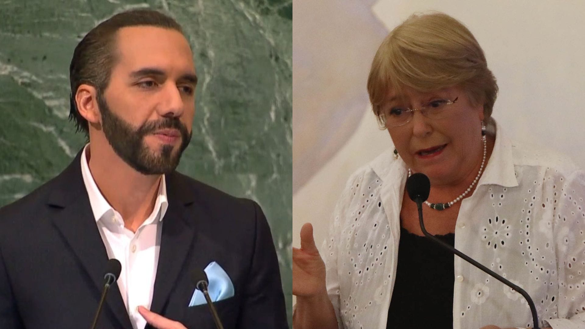 Nayib Bukele le responde a Bachelet por cárceles en El Salvador: “Cuando esta señora fue presidenta…”
