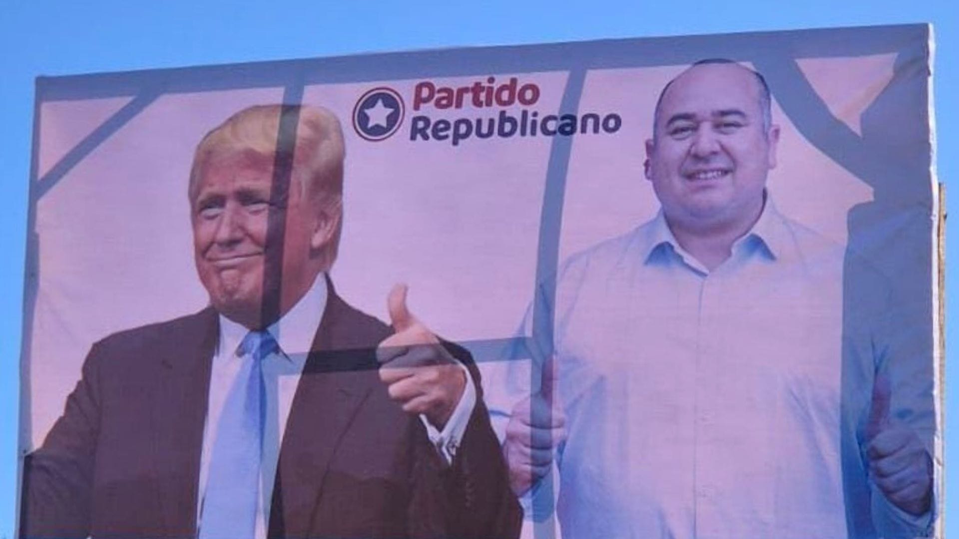 Con supuesto apoyo de Donald Trump: Candidato del Partido Republicano en el Biobío lanzó peculiar propaganda