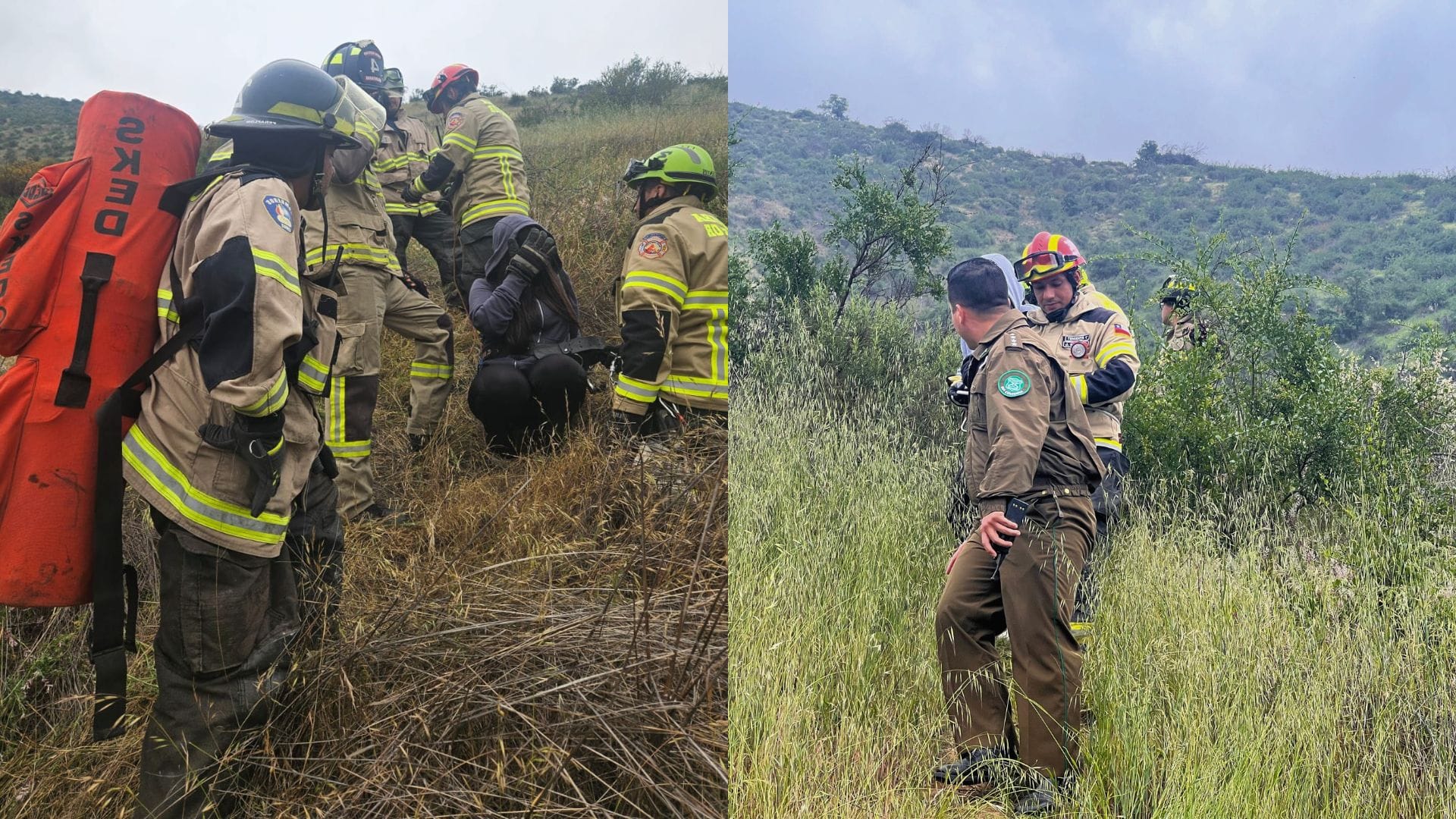 Rescatan a dos menores en Cerro Pelvín, Peñaflor: solicitaron ayuda al desorientarse
