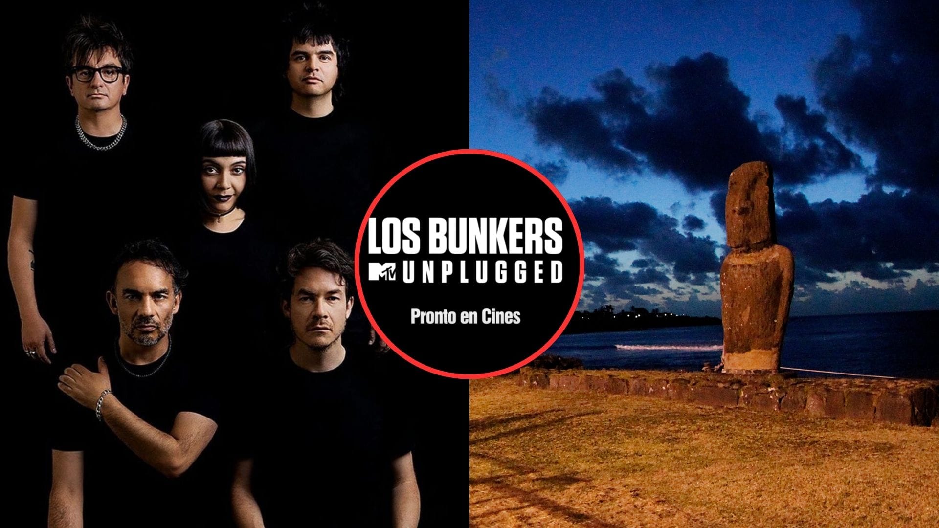 Los Bunkers anuncian show inédito en Rapa Nui y confirman que su MTV Unplugged llegará a los cines chilenos
