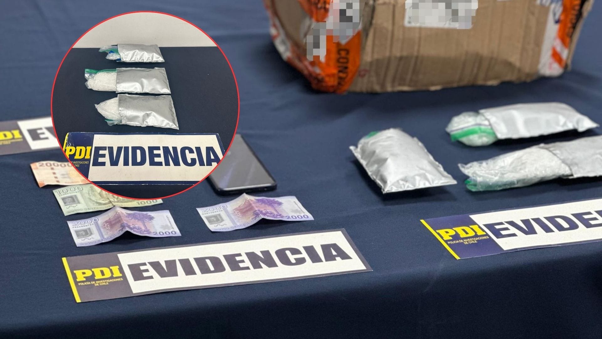 De México a la Región del Ñuble: detienen sujeto que transportaba droga en aeropuerto de Santiago
