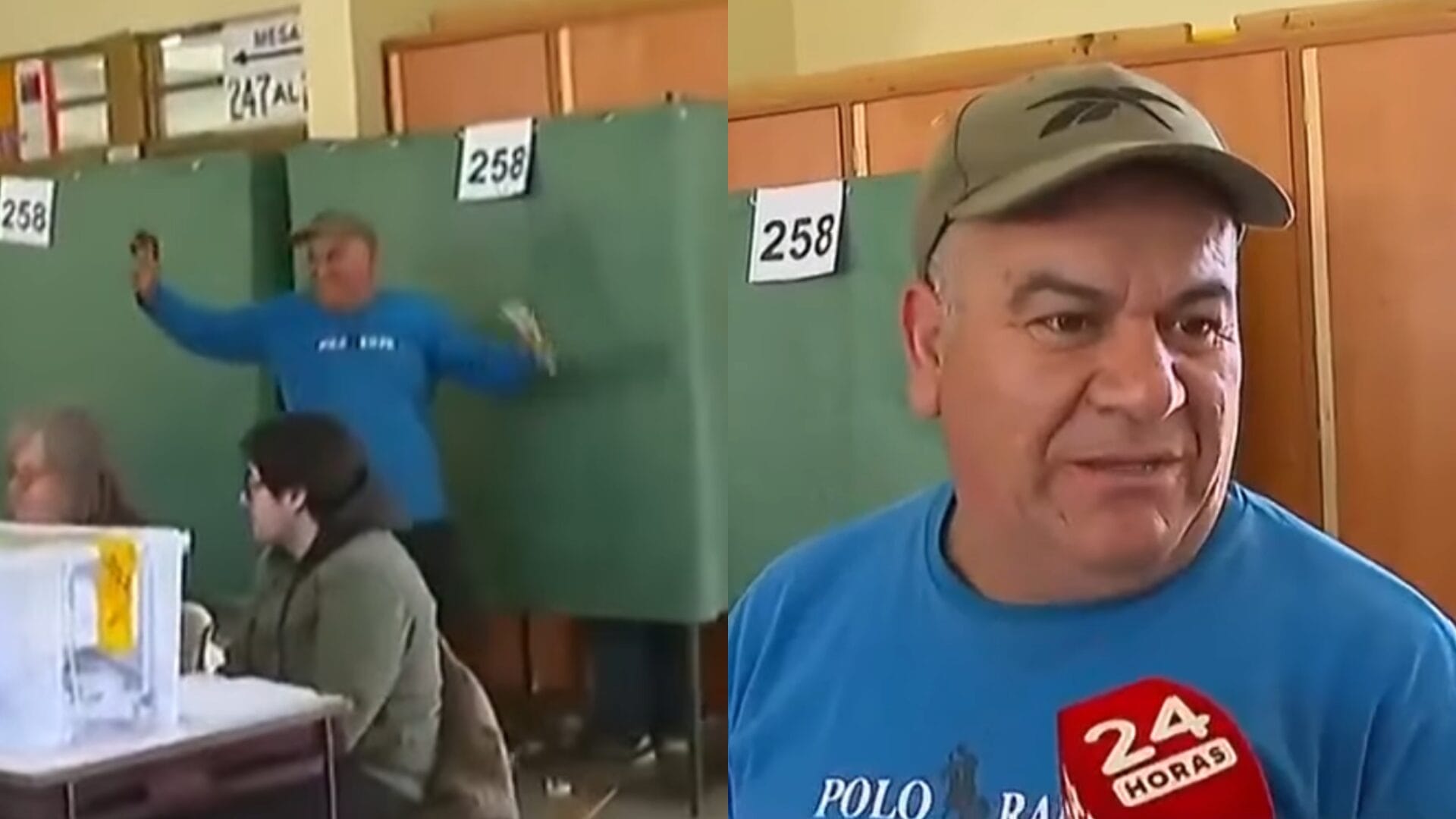 Hombre se demoró una hora en votar en Temuco: Recibió aplausos al salir