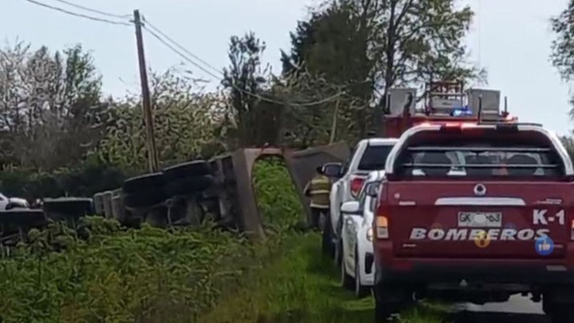 Grave volcamiento de camión deja un joven de 27 años fallecido en la ruta entre Osorno y Puyehue