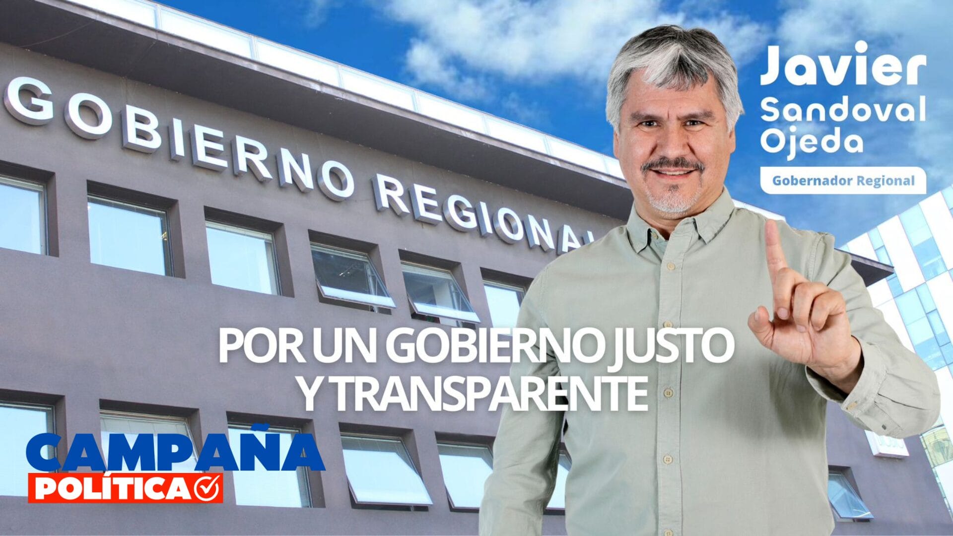 Javier Sandoval Ojeda, candidato a gobernador regional del Biobío: Por un gobierno justo y transparente