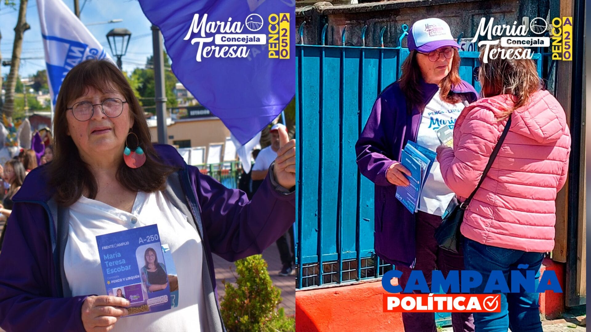 María Teresa Escobar, candidata a concejala: “Me gustaría entregarle a Penco mi experiencia y ser la voz de los pobladores”
