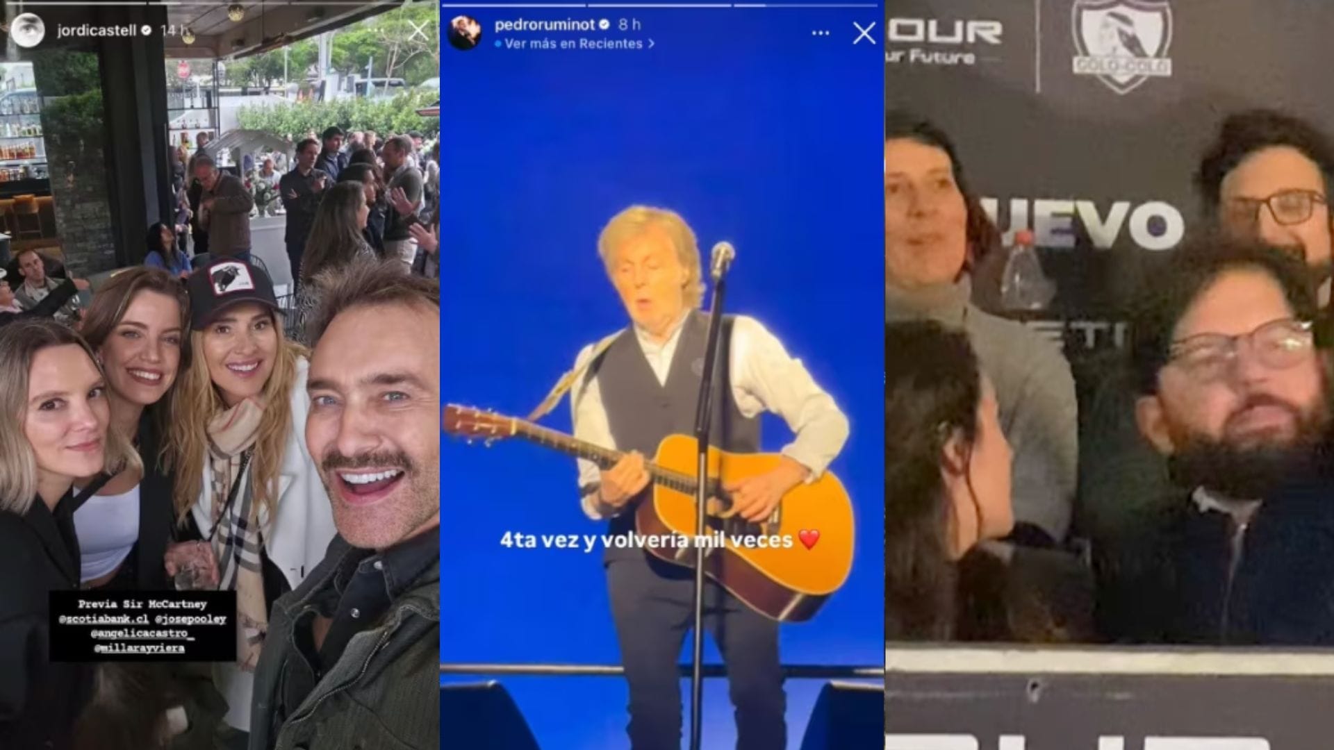 ¿Que famosos chilenos que asistieron al concierto de Paul McCartney? Boric, Álvaro Henríquez y Los Bunkers entre otros